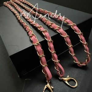 Gold strap replacement for small bag